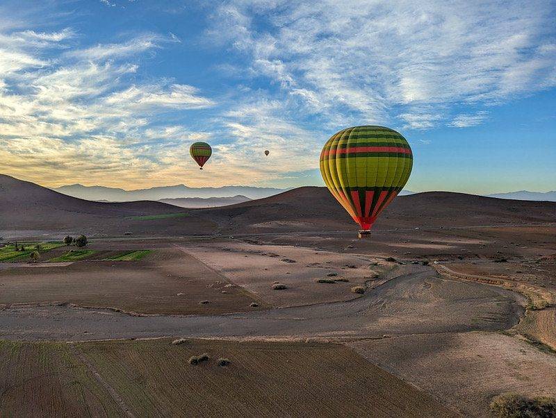 hot air balloon marrakech