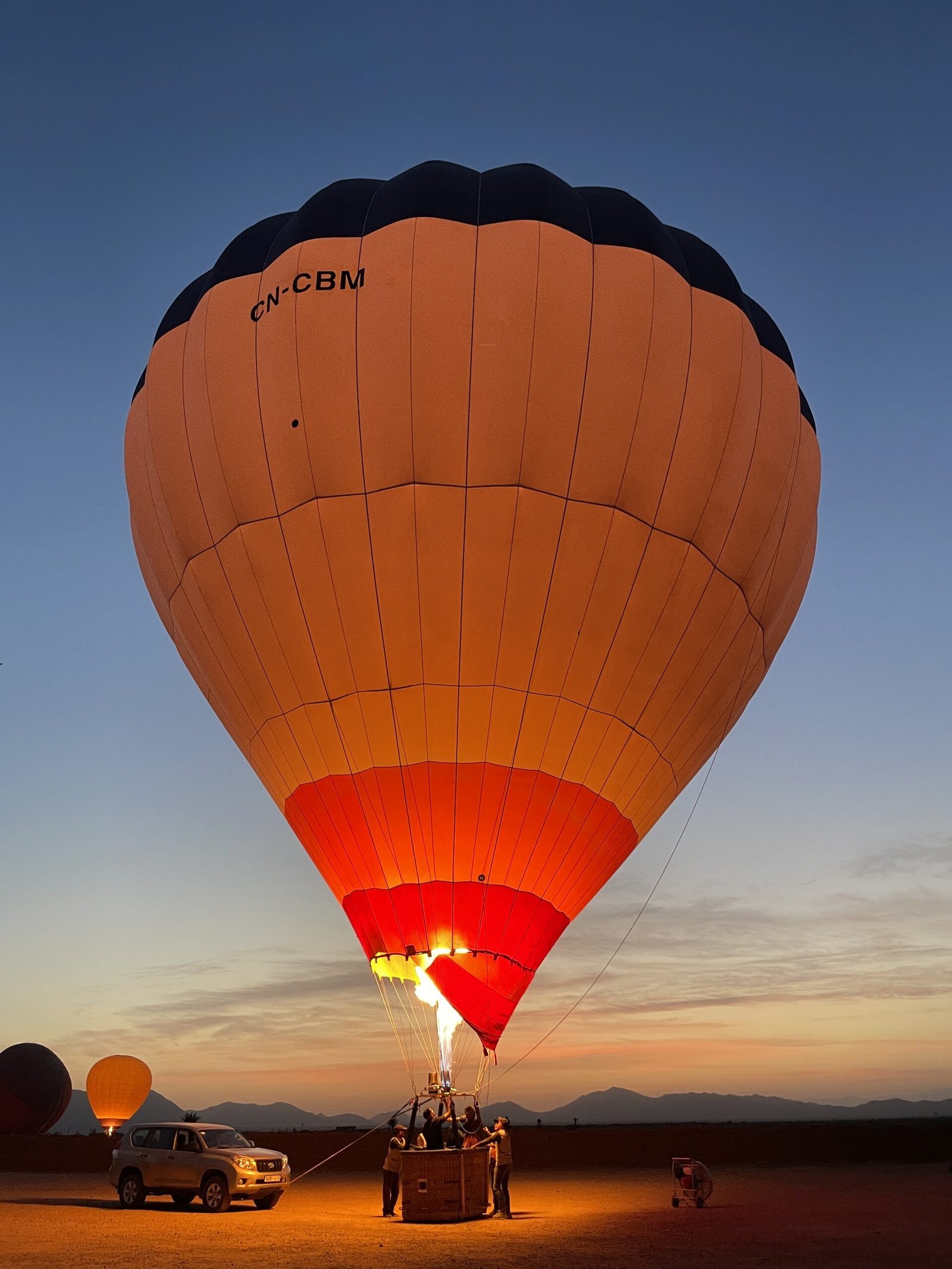 hot air balloon marrakech