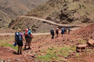 wandelen in het atlasgebergte in marokko Toubkal Trekking wandelen in het atlasgebergte in marokko Toubkal Trekking